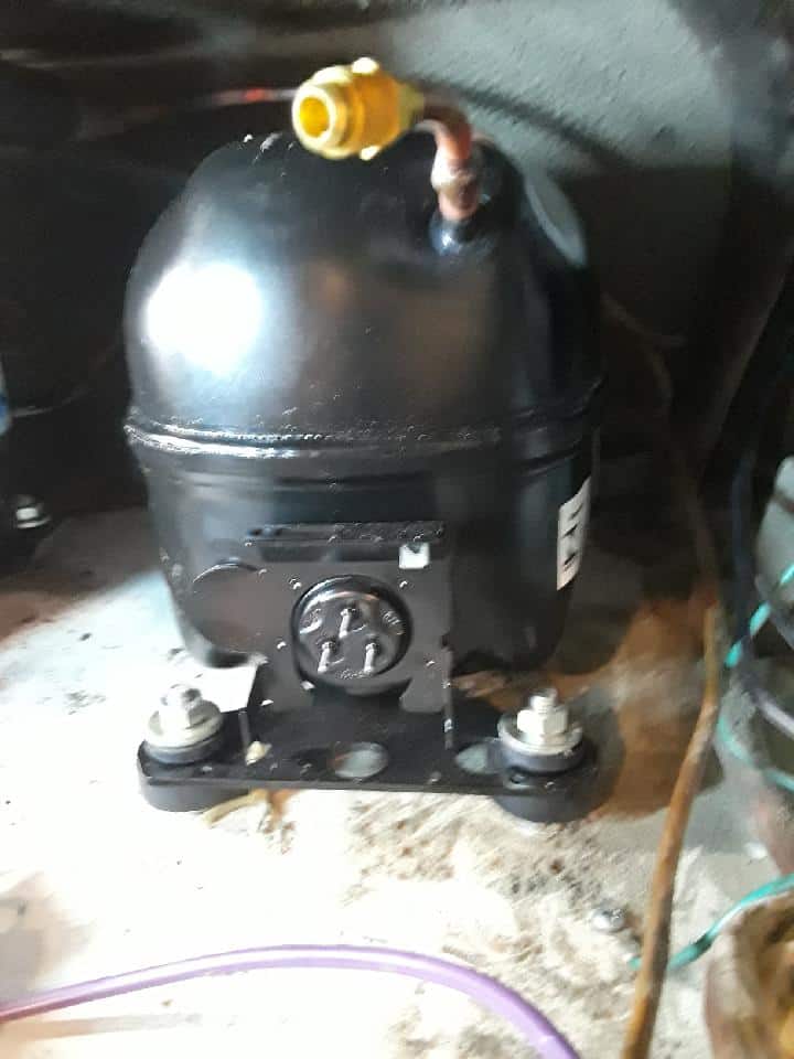 New compressor getting prepped for install New compressor getting prepped for install