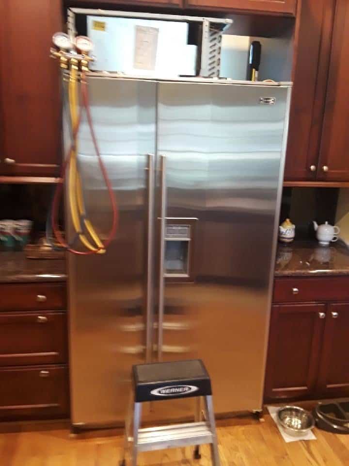 checking refrigerant for sub-zero built-in refrigerator sealed system pressure check